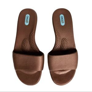 Oka-B Grace Slide Sandal Copper Size M (7-8)